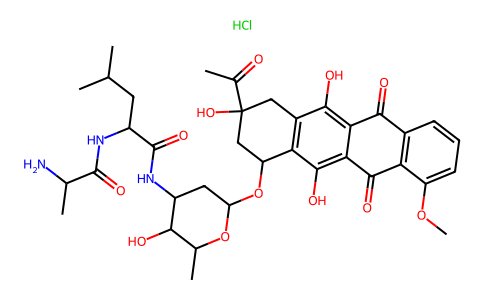Alanylleucyl-daunorubicin 74853-81-9